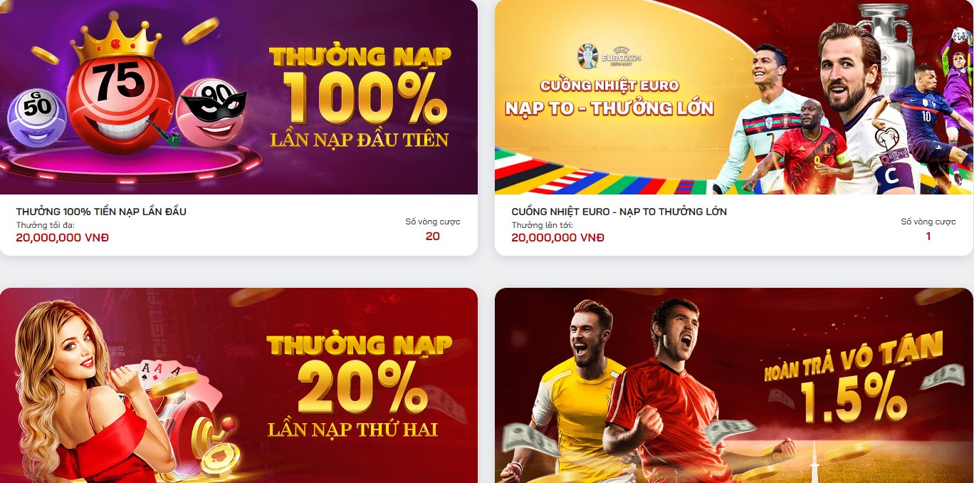 Red88 thường xuyên tung ra khuyến mãi để thu hút người chơi