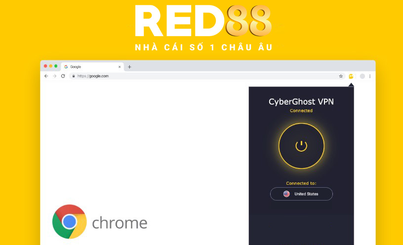 cyberghost giải pháp khi red88 bị chặn