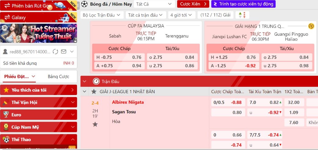 sảnh cá cược thể thao c sports